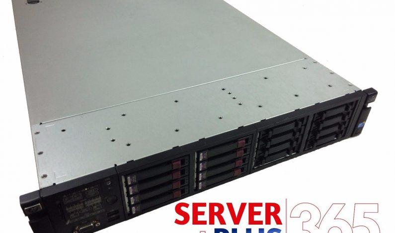 HP ProLiant DL380 G7 16-Bay server, 2x 2.80 GHz Quad-Core, 48 GB RAM, 16x trays
