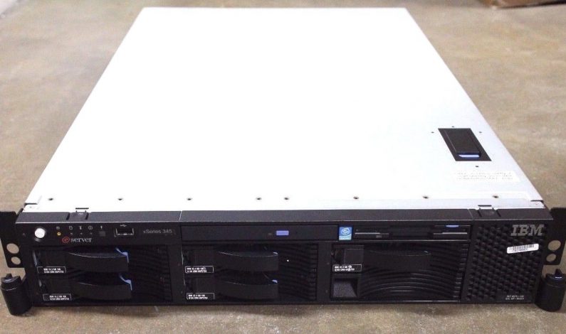 IBM X-Series X345 Dual 2.0Ghz Server 8670-14X (3) 36.4GB (2) 18.2GB RAID SCSI