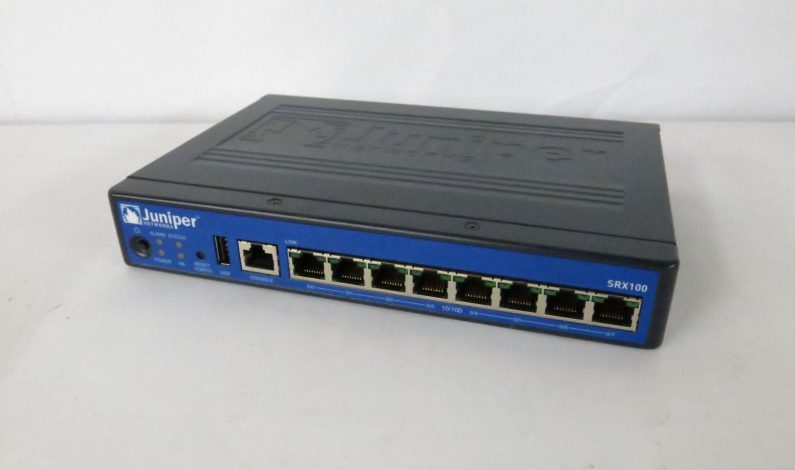 Juniper SRX100B 8-Port Firewall Service Gateway