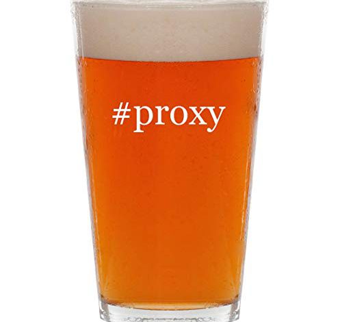 #proxy – 16oz Hashtag Pint Beer Glass