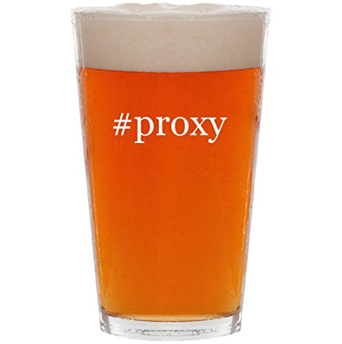 #proxy – 16oz Hashtag Pint Beer Glass