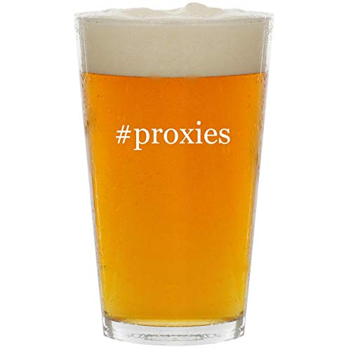 #proxies – Glass Hashtag 16oz Beer Pint