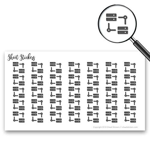 Servers Online Database Proxy Network Internet, Sticker Sheet 88 Bullet Stickers for Journal Planner Scrapbooks Bujo and Crafts, Item 516947