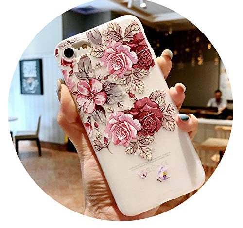 Crown Letter Print Pattern Phone Case for iPhone X Case XR Xs Max Silicone Soft TPU Cases for iPhone 7 8 6 6S Plus Cover,style16,for iPhone 6