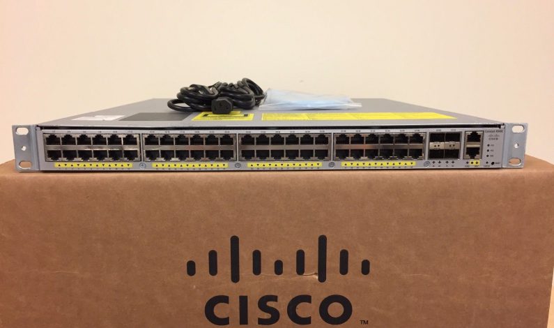 Cisco Catalyst WS-C4948E-E 48 Port Gigabit 4x 10G SFP+ Layer 3 Switch Dual Power