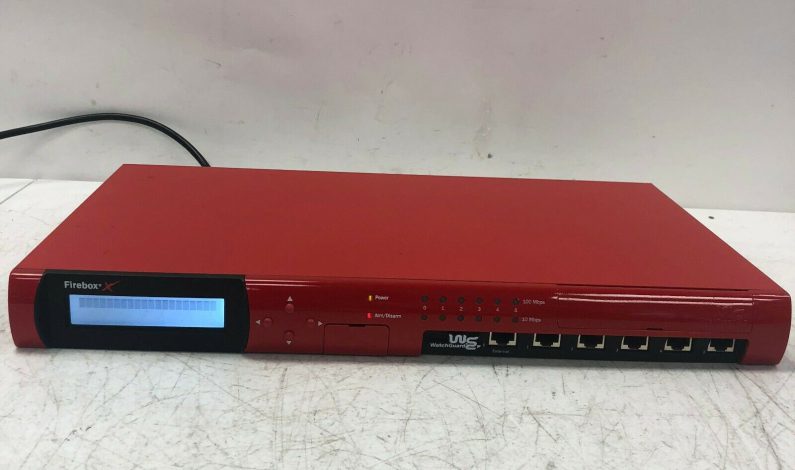 WATCHGUARD FIREBOX X500 R6264S NETWORK FIREWALL SECURITY APPLIANCE