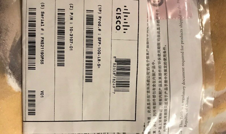 Cisco SFP10GLR-S