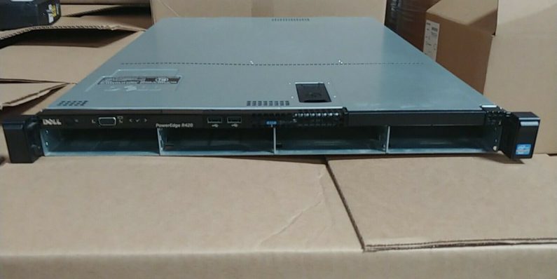 Dell PowerEdge R420 4B Bare LGA 1356 2x Heatsink 2x 550W PW 1X H710 SAS Raid