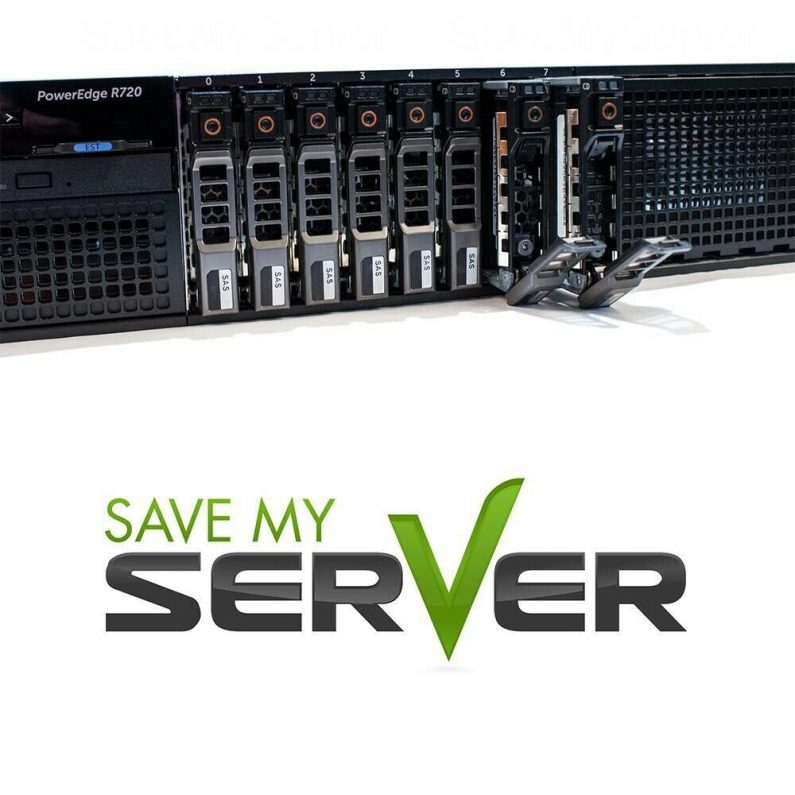 Dell PowerEdge R720 2.5″ Server, 2x 2.6GHz 8Core E5-2650V2, 64GB 4x Trays H710