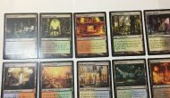 Free Ravnica Block Rare Land Proxies Full Set  10 With Purchase 25 Russian Cards