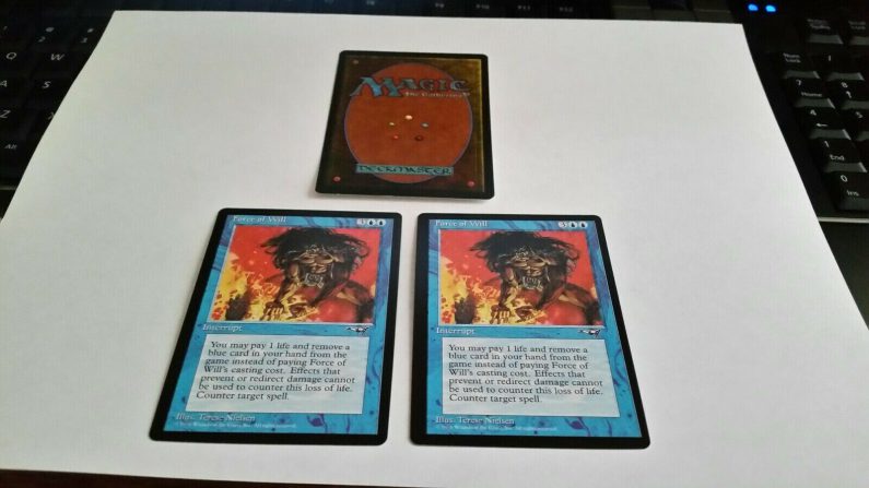 1 Random REVISED card from my coll and 2 FREE Proxy Force of Will EDH