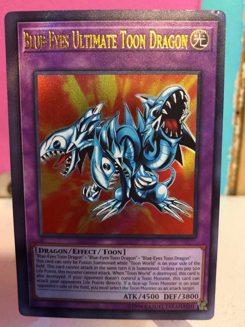 YuGiOh Blue-Eyes Ultimate Toon Dragon Custom Card Orica Proxy