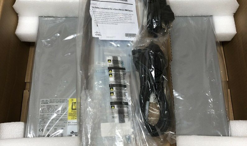 *NOB* Cisco N2K-C2232PP-10GE w/ Dual N2200-PAC-400W AC PS & N2200-ACC-KIT