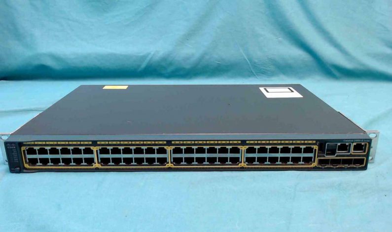 Cisco Catalyst WS-C2960S-48TS-L Gigabit Ethernet Switch