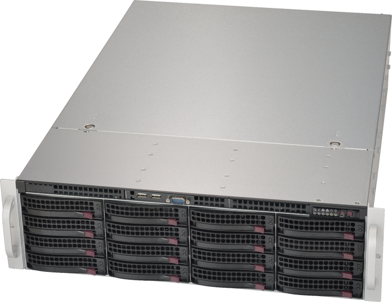 Supermicro 4U Server X8DTN+ SAS2 2x Xeon X5650 2.66hz 12-Core 72gb 24xTrays JBOD