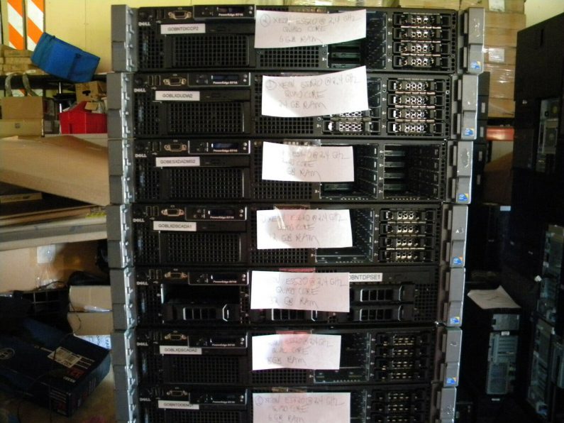 Dell Poweredge R710 rack mount server-2X-E6520@2.4GHz 12GB no HDD 4 hot swap tra