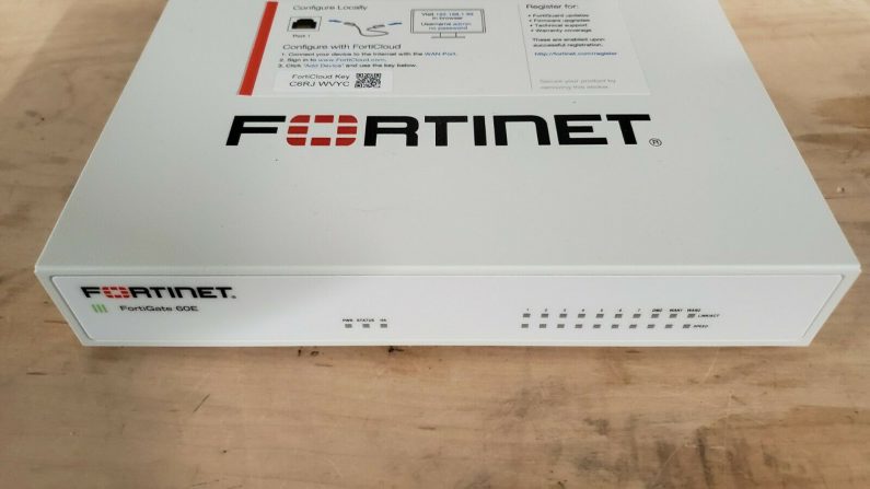 Fortinet Fortigate-60E 10-port VPN Firewall Security Appliance with 1year UTM