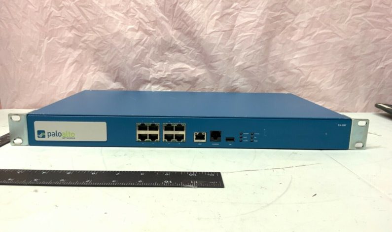 Palo  Alto Networks PA-3020 Network Firewall Security Appliance