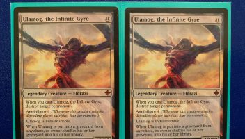 Ulamog, the Infinite Gyre 2x Magic The Gathering –  Proxy Set – High Quality