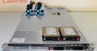 HP DL360p G8 6-Core Server 1x E5-2620 2.0GHz 48GB-8 2x 1TB 4 Bay LFF 2GB RPS