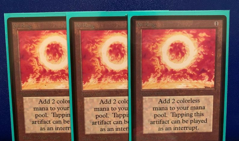 Sol Ring 3x Magic The Gathering –  Proxy Set – High Quality