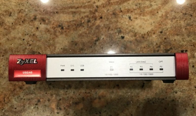 ZyXEL USG40 Next-Generation USG Firewall, Hardware Only USG40-NB